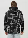 Худи мужской база хлопок / Стиль стимпанк