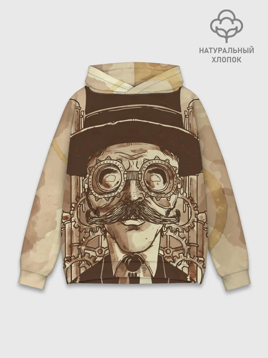 Худи мужской база хлопок / Стимпанк