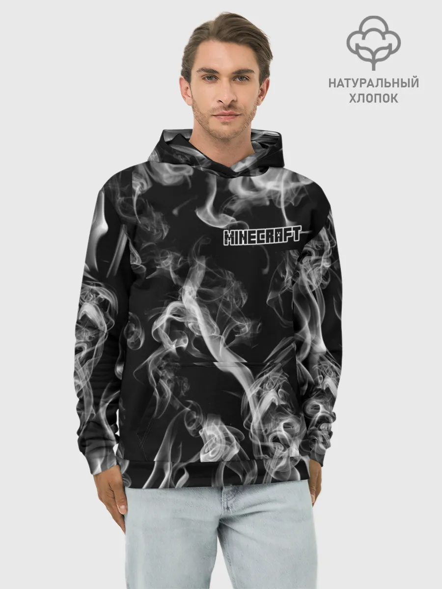 Худи мужской база хлопок / Minecraft