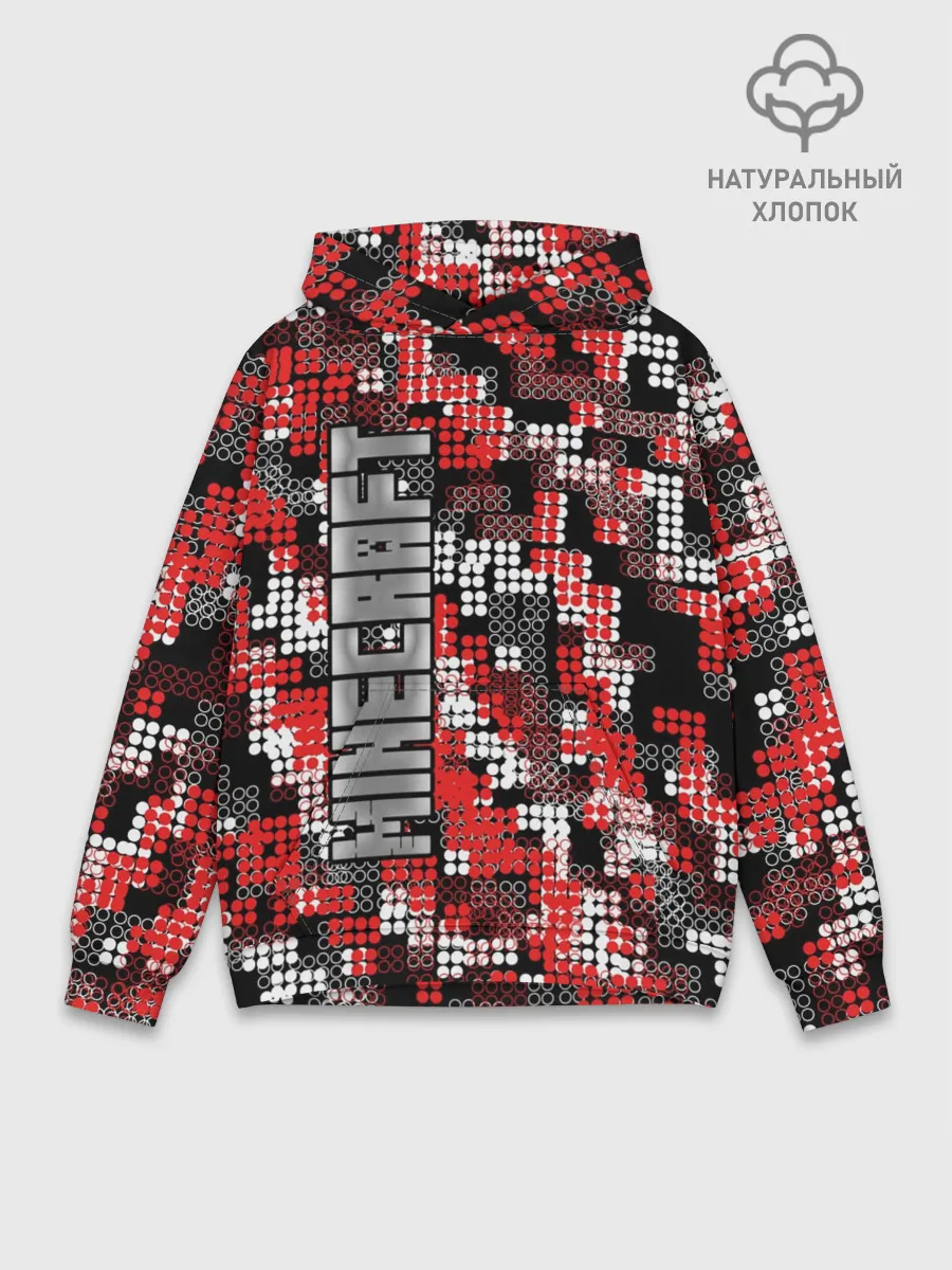 Худи мужской база хлопок / Майнкрафт