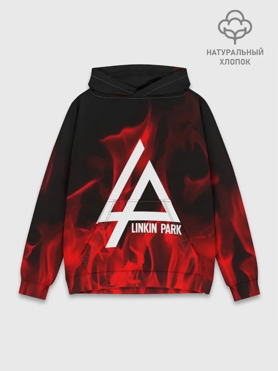Худи мужской база хлопок / Linkin park
