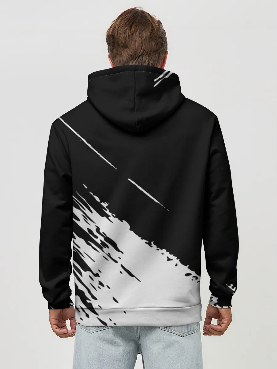 Худи мужской база хлопок / Russia sport