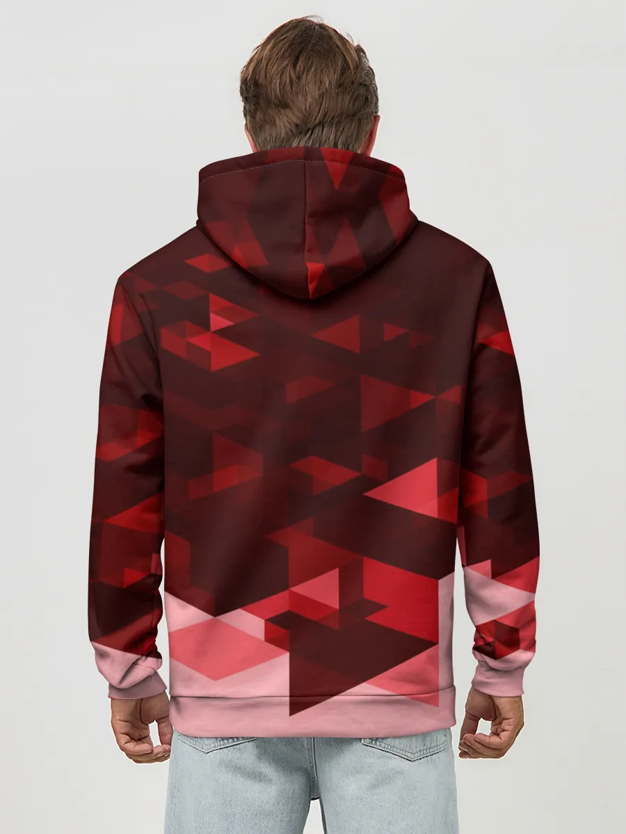 Худи мужской база хлопок / Manchester United Abstract