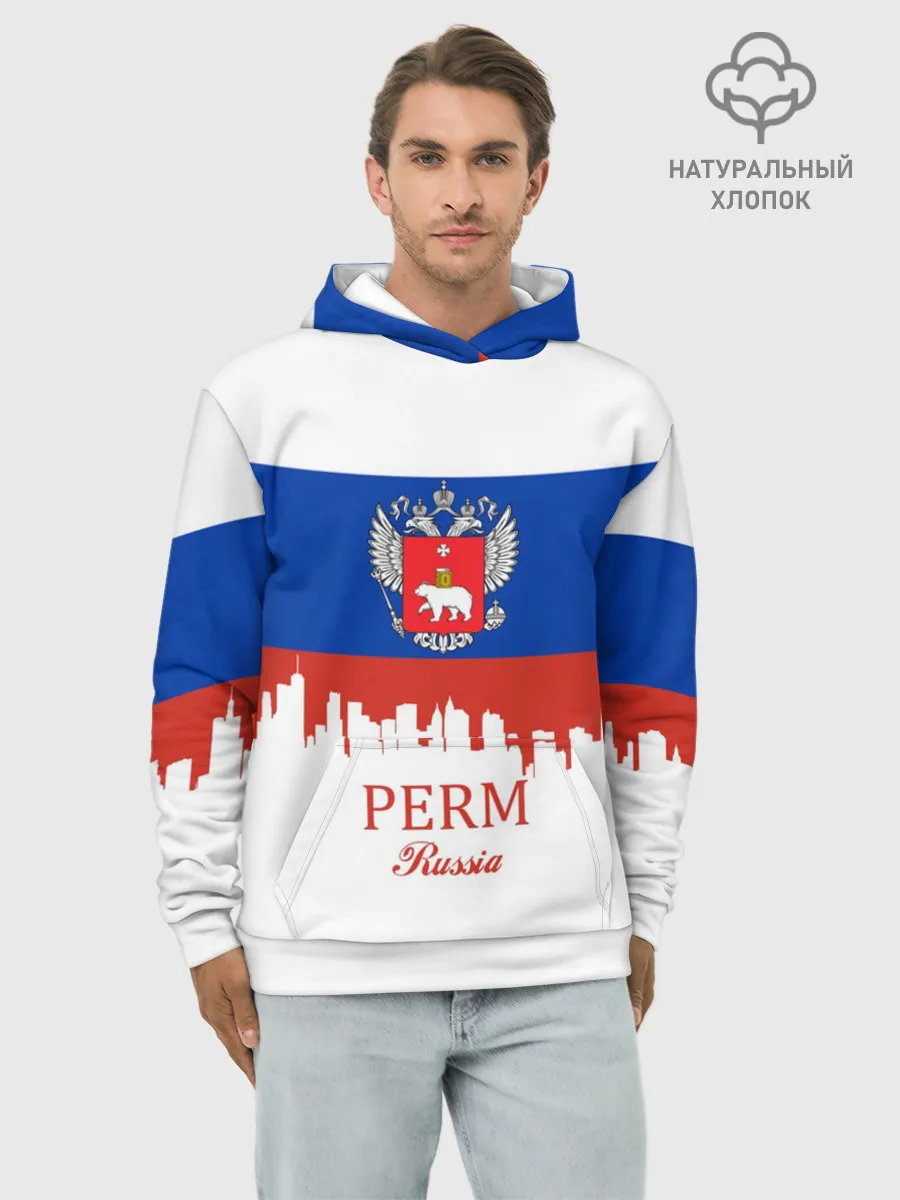 Худи мужской база хлопок / Perm