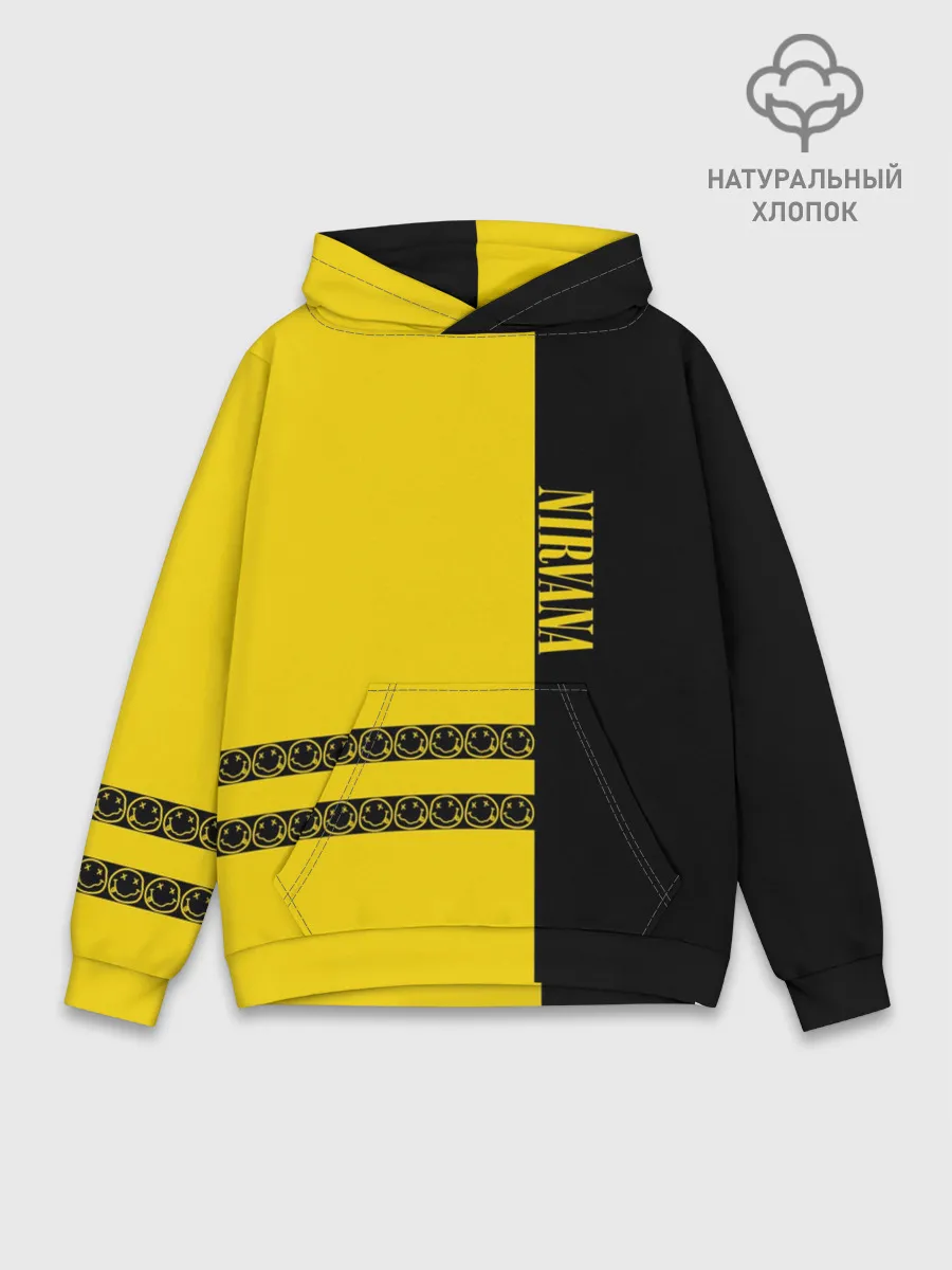 Худи мужской база хлопок / Nirvana