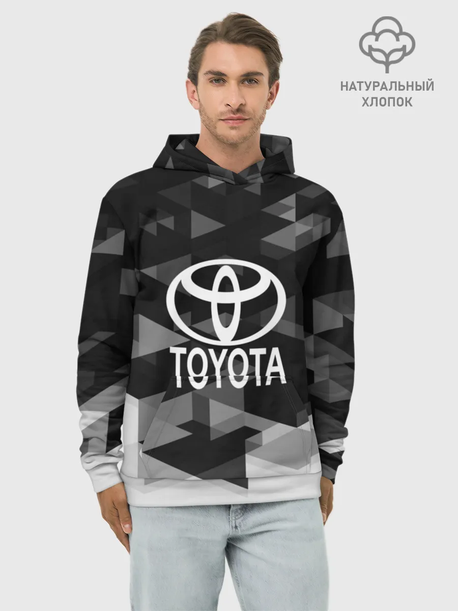 Худи мужской база хлопок / Toyota sport geometry