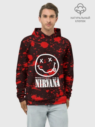 Худи мужской база хлопок / NIRVANA