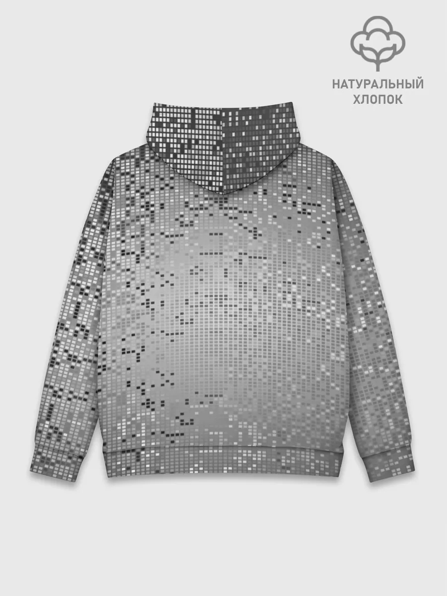 Худи мужской база хлопок / Манчестер Юнайтед Pixels