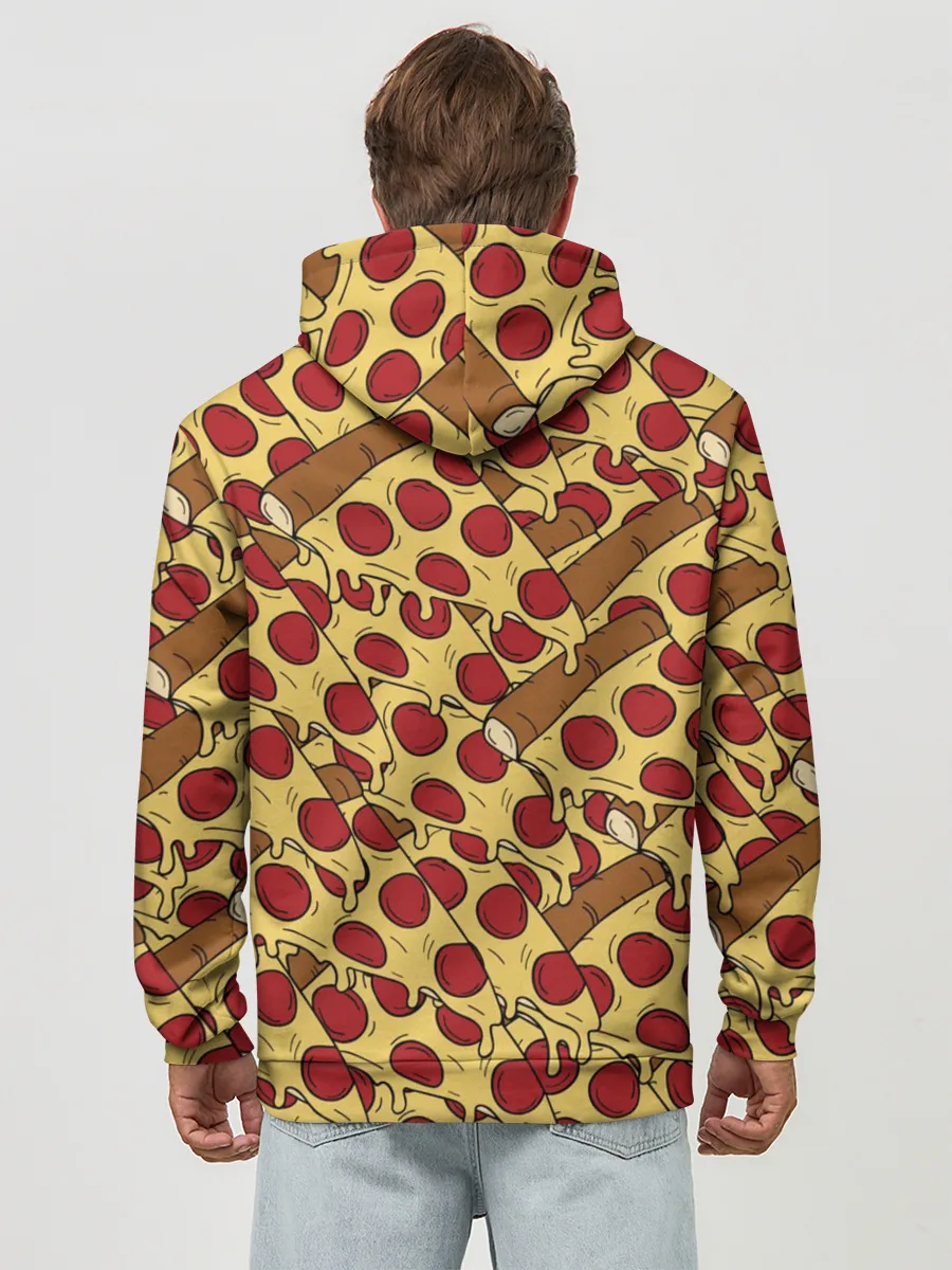 Худи мужской база хлопок / Pizza