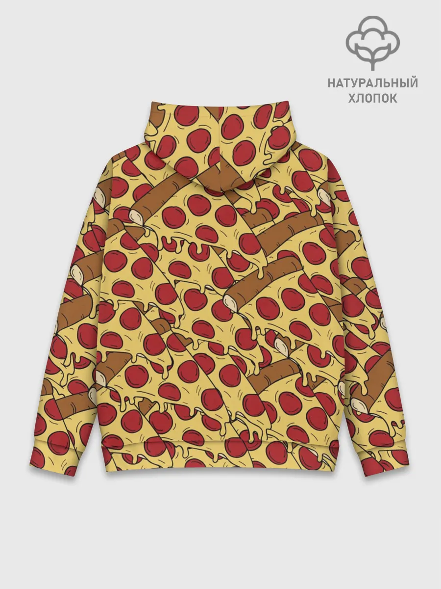 Худи мужской база хлопок / Pizza