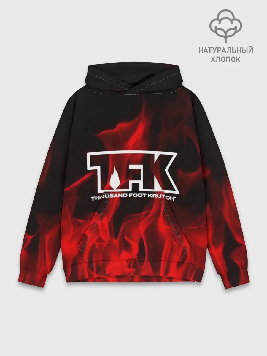Худи мужской база хлопок / thousand foot krutch