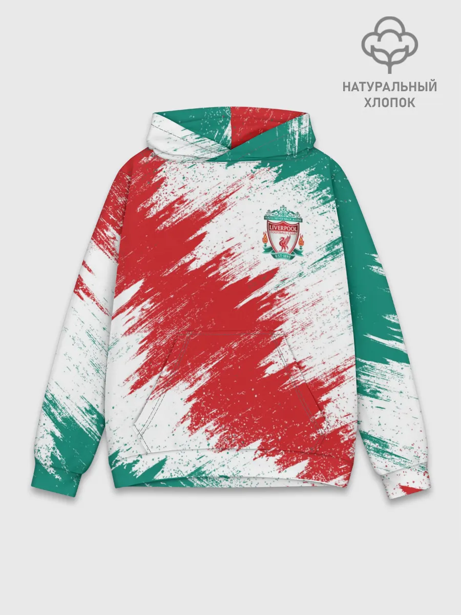 Худи мужской база хлопок / FC Liverpool