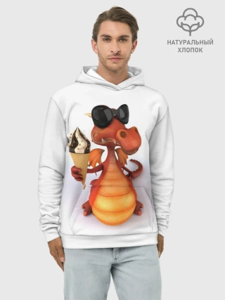 Худи мужской база хлопок / ДОБРЫЙ ДРАКОН | GOOD DRAGON