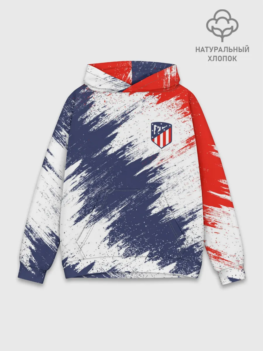 Худи мужской база хлопок / Atletico Madrid