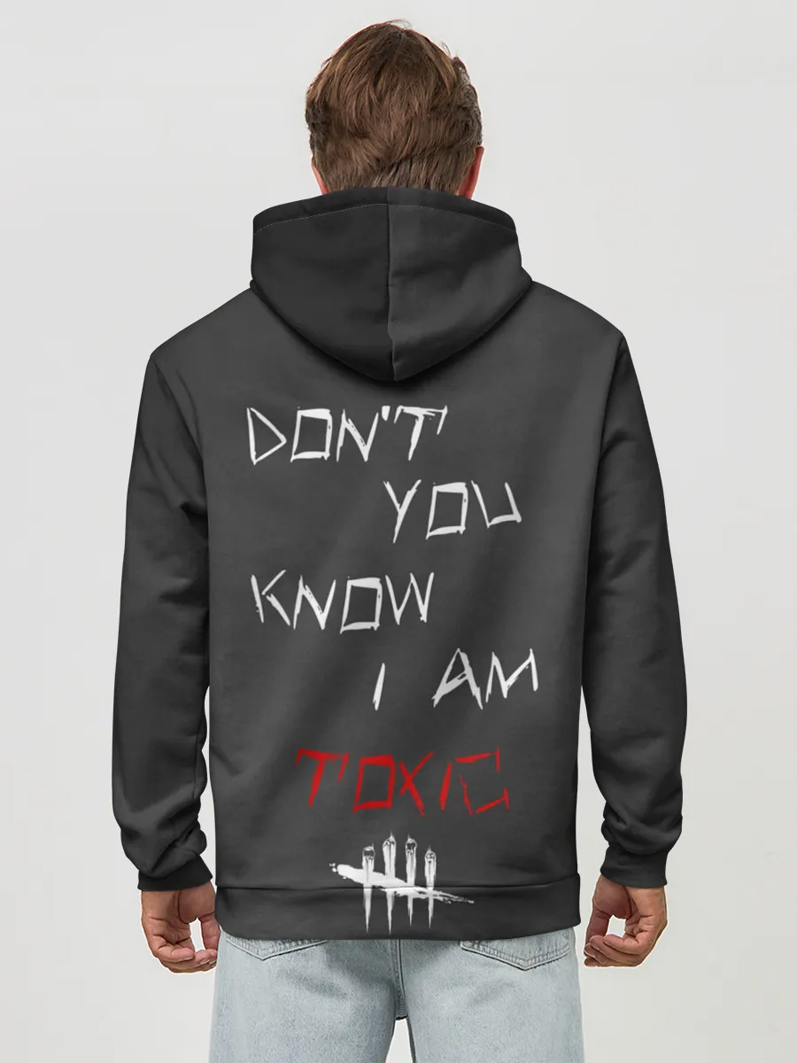 Худи мужской база хлопок / I am TOXIC