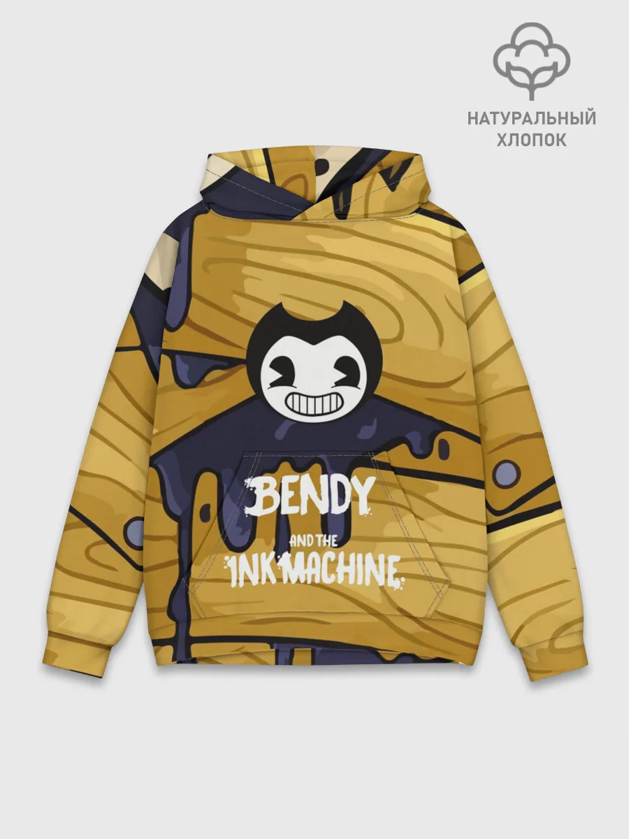 Худи мужской база хлопок / Bendy and the Ink Machine