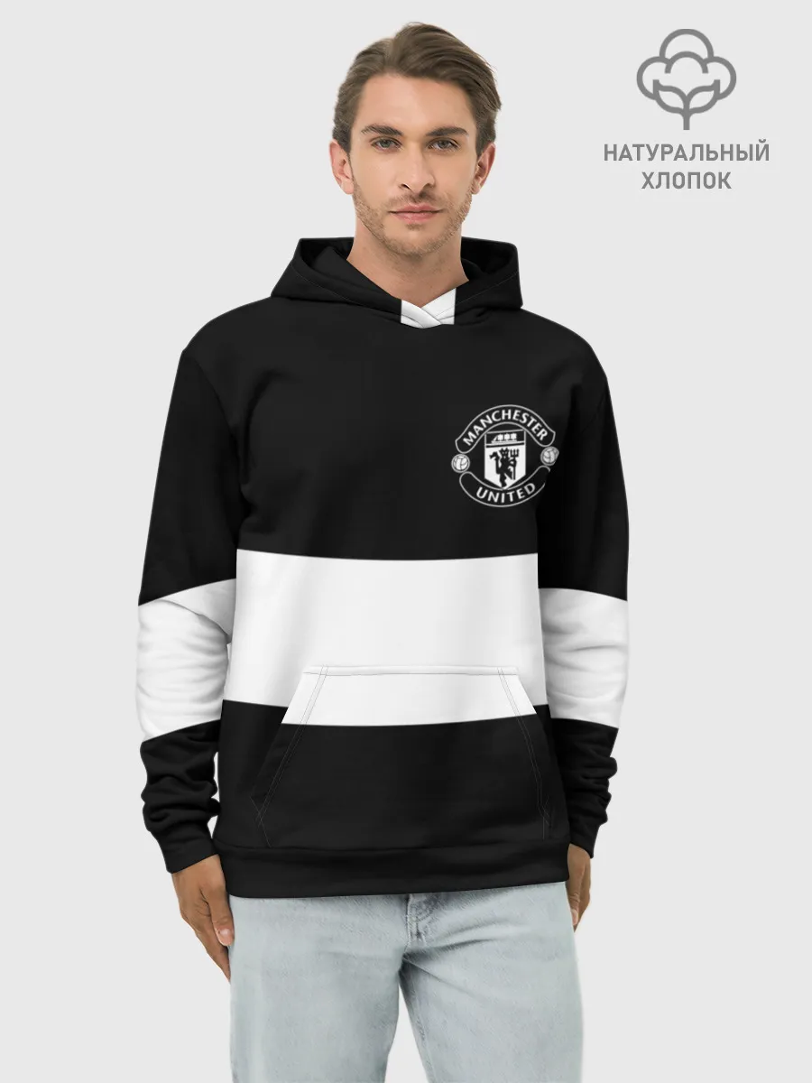 Худи мужской база хлопок / FC Manchester United