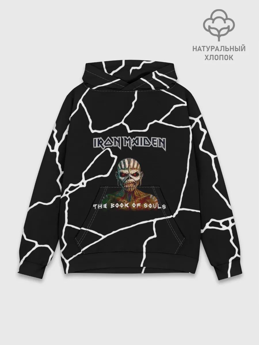 Худи мужской база хлопок / Iron Maiden