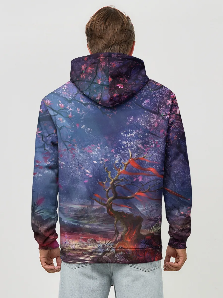 Худи мужской база хлопок / Сова