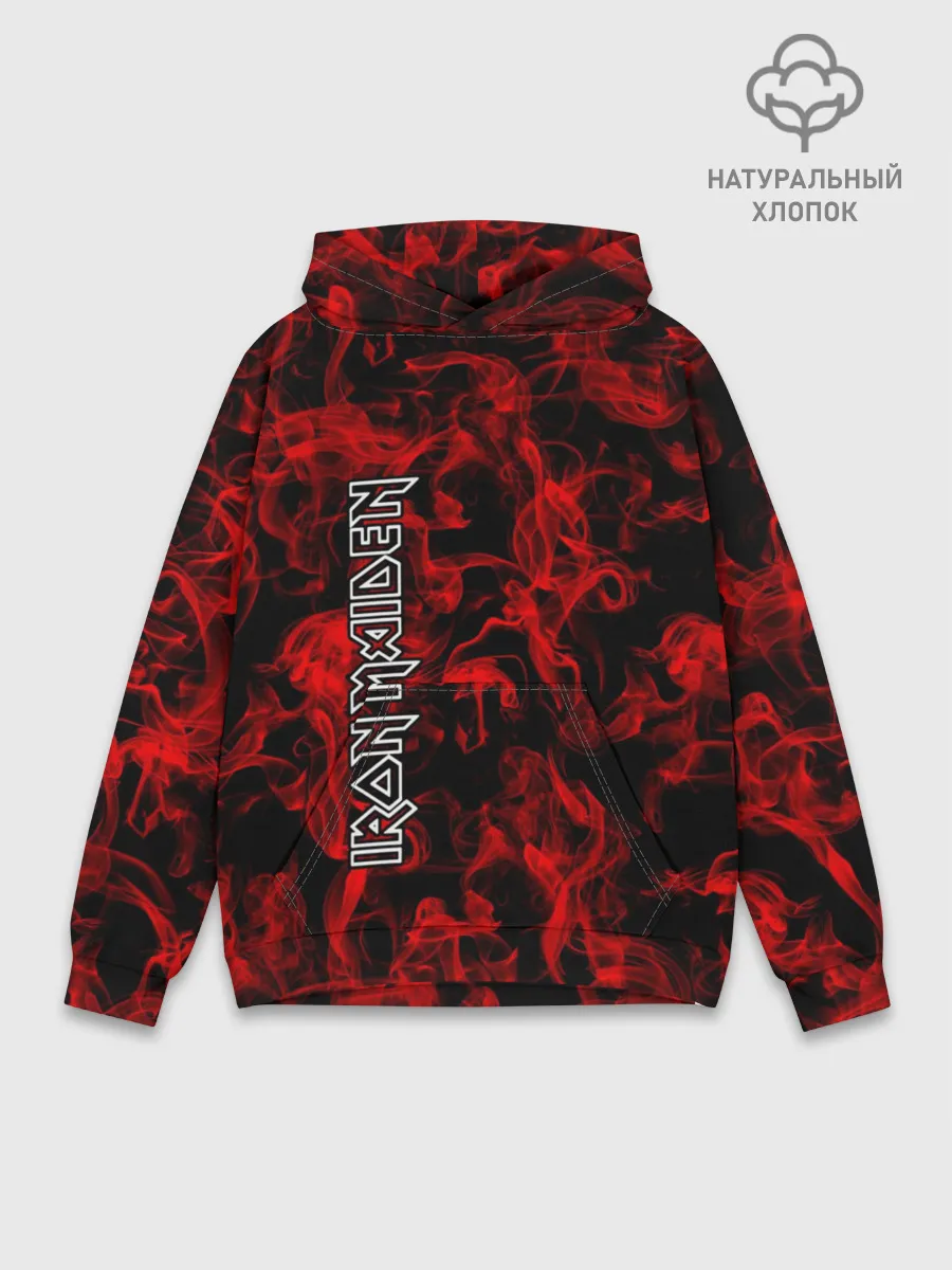 Худи мужской база хлопок / Iron Maiden