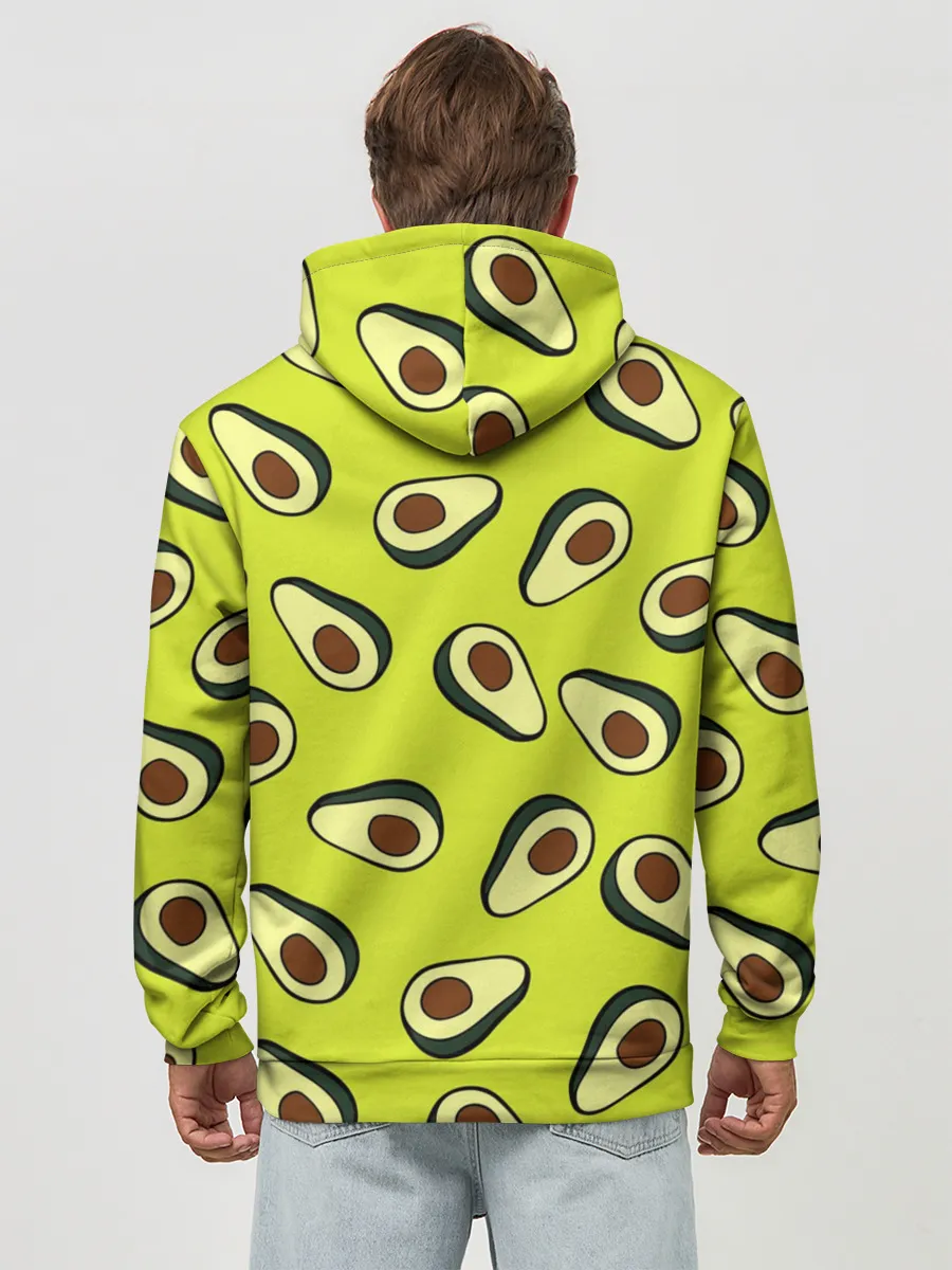 Худи мужской база хлопок / Авокадо