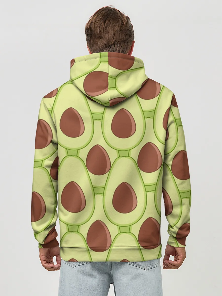 Худи мужской база хлопок / Авокадо
