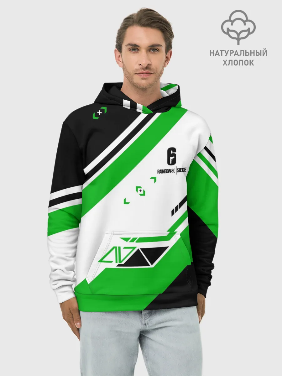 Худи мужской база хлопок / RAINBOW SIX SIEGE