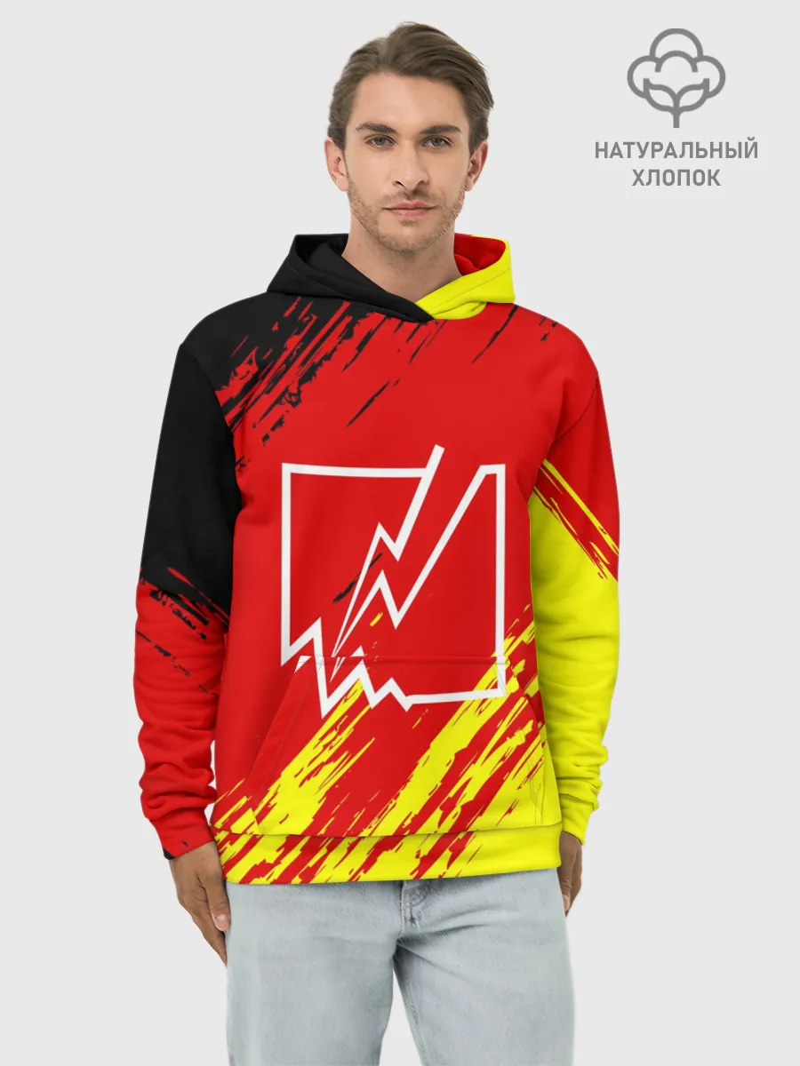 Худи мужской база хлопок / RAINBOW SIX SIEGE BANDIT