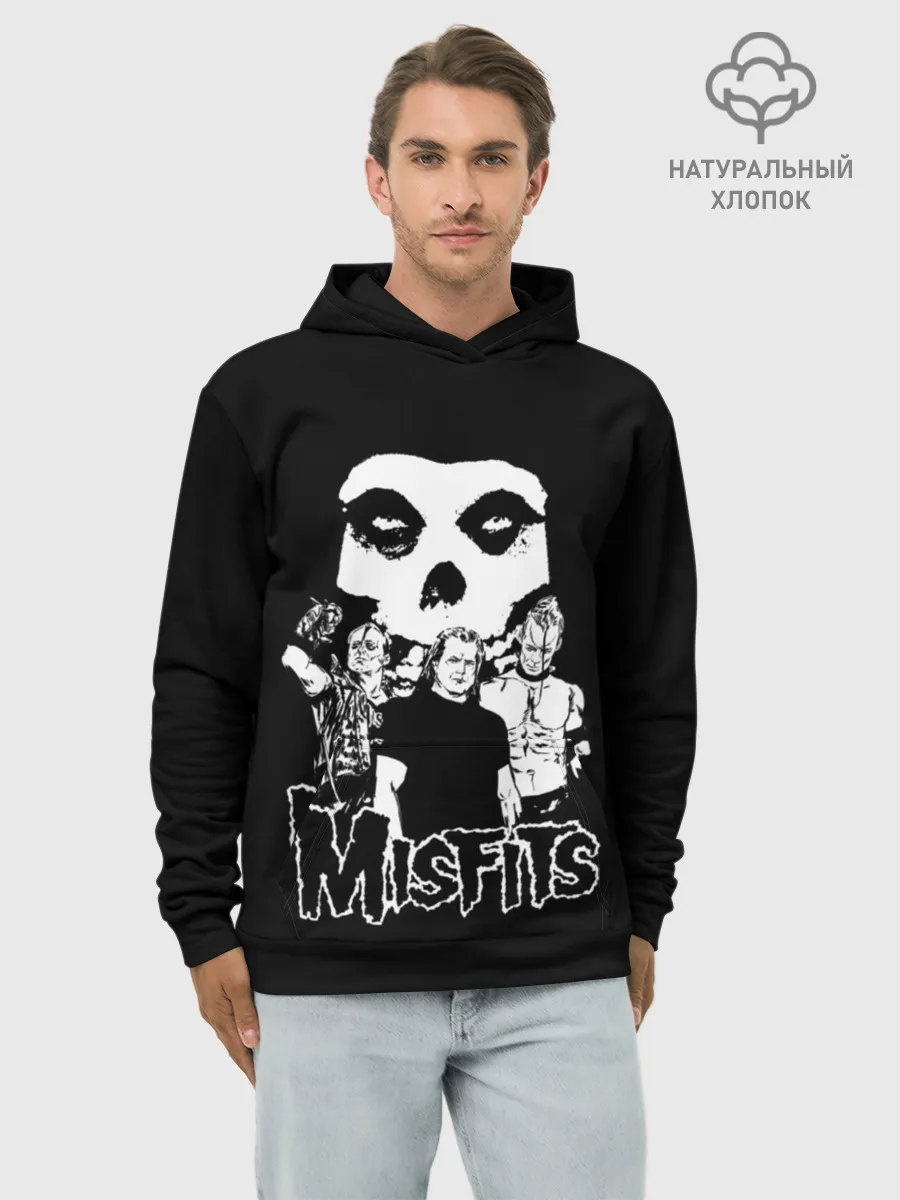 Худи мужской база хлопок / Misfits