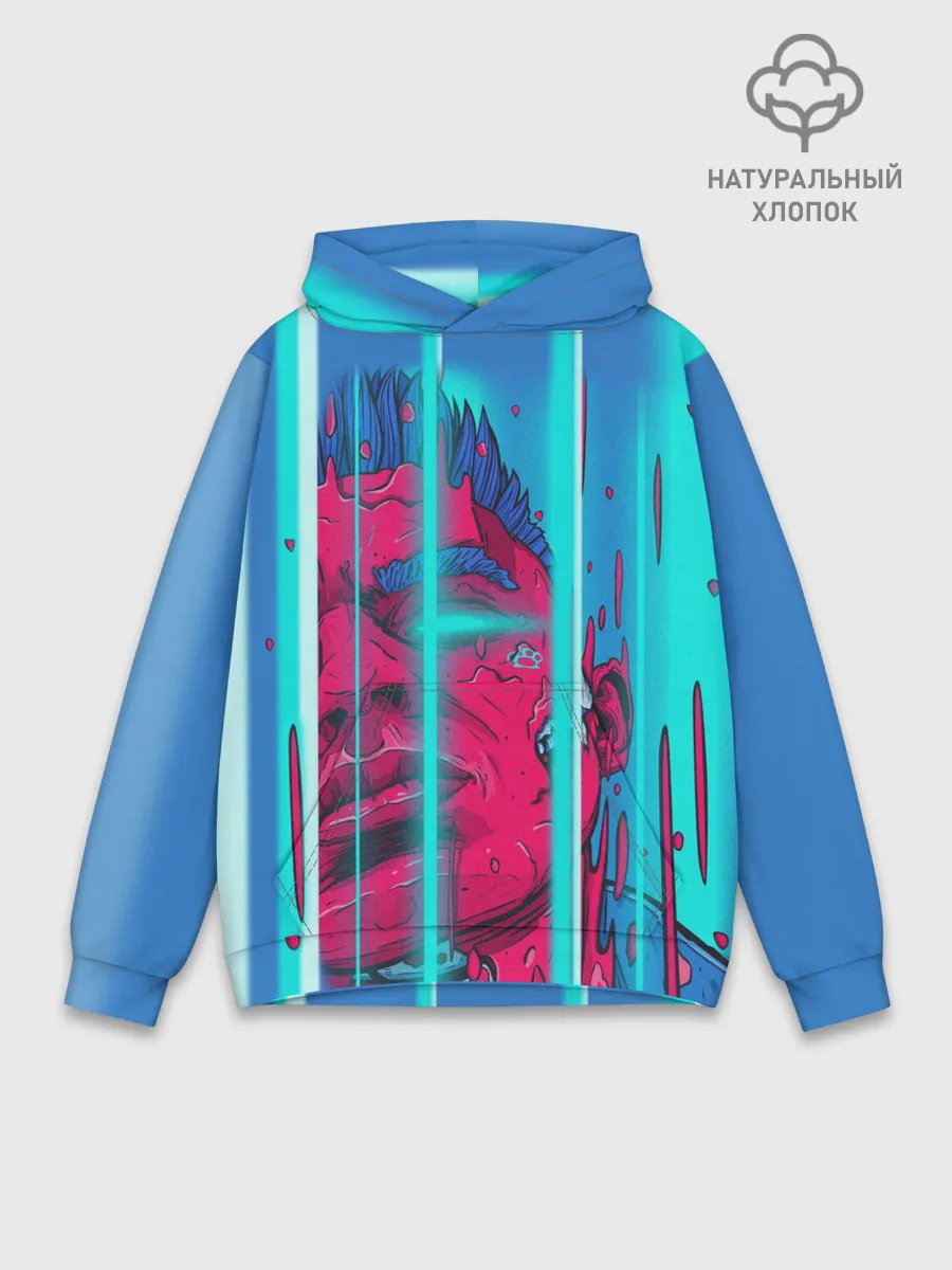 Худи мужской база хлопок / Сайонара бой