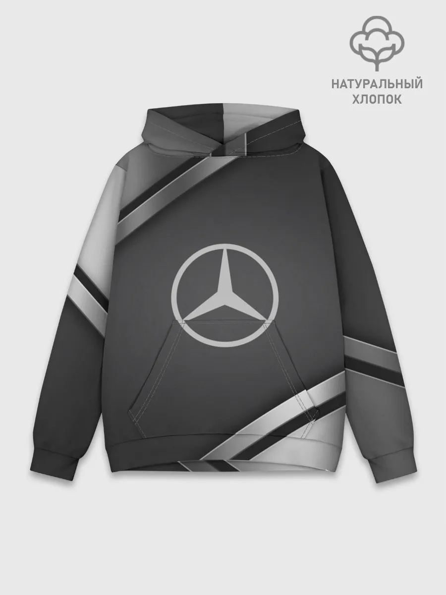 Худи мужской база хлопок / MERCEDES SPORT