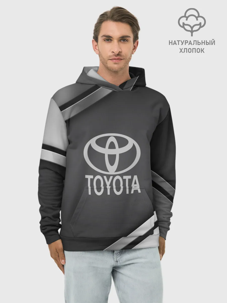 Худи мужской база хлопок / TOYOTA SPORT