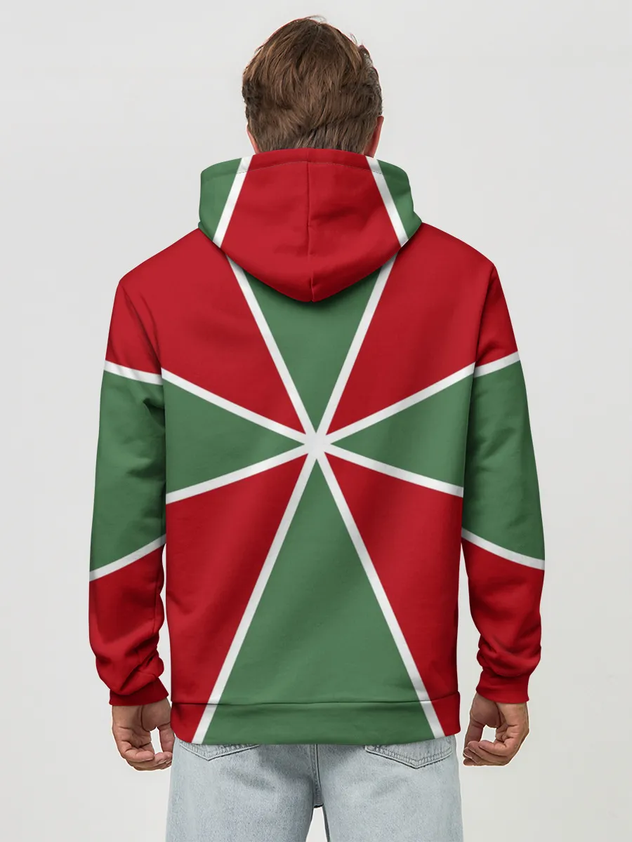 Худи мужской база хлопок / 100 лет пограничных войск