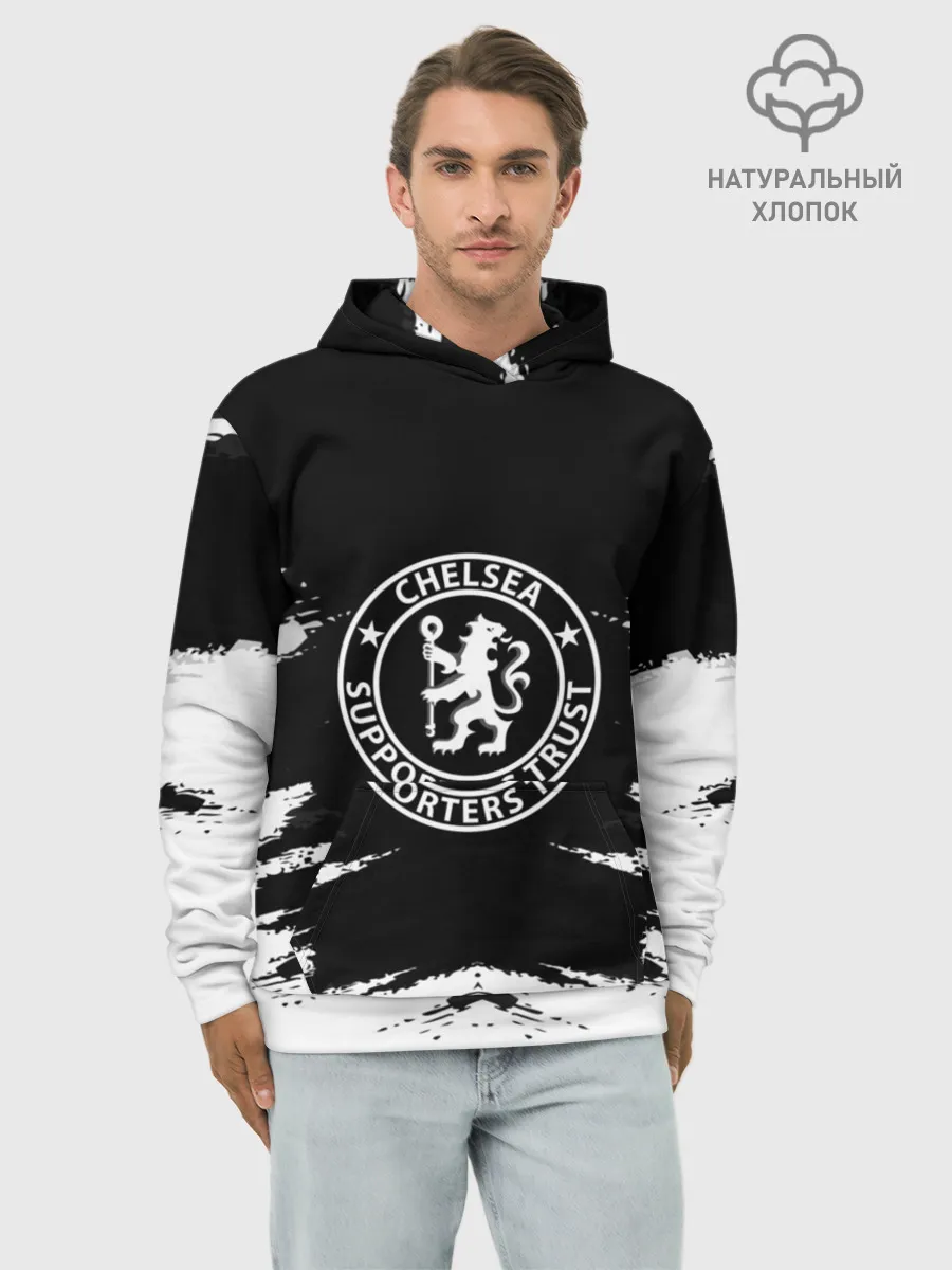 Худи мужской база хлопок / CHELSEA