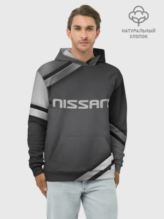 Худи мужской база хлопок / Nissan
