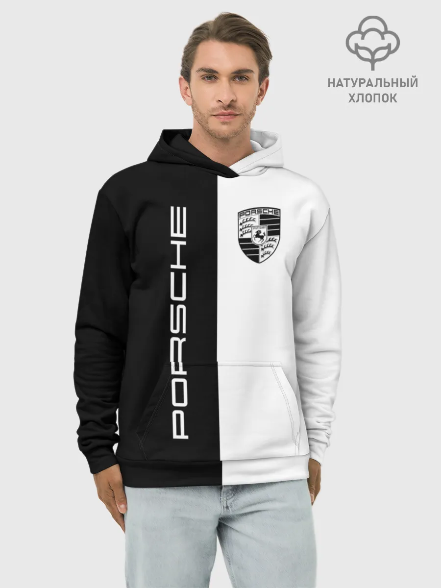 Худи мужской база хлопок / Porsche
