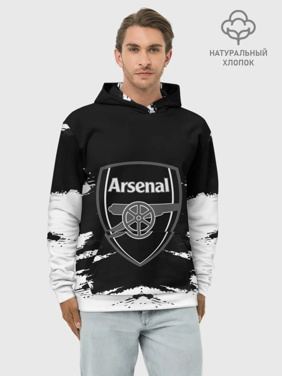 Худи мужской база хлопок / ARSENAL