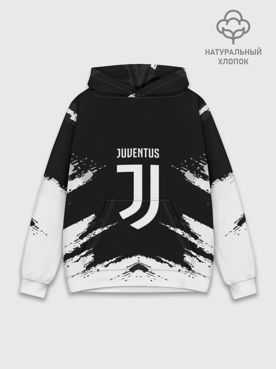 Худи мужской база хлопок / JUVENTUS