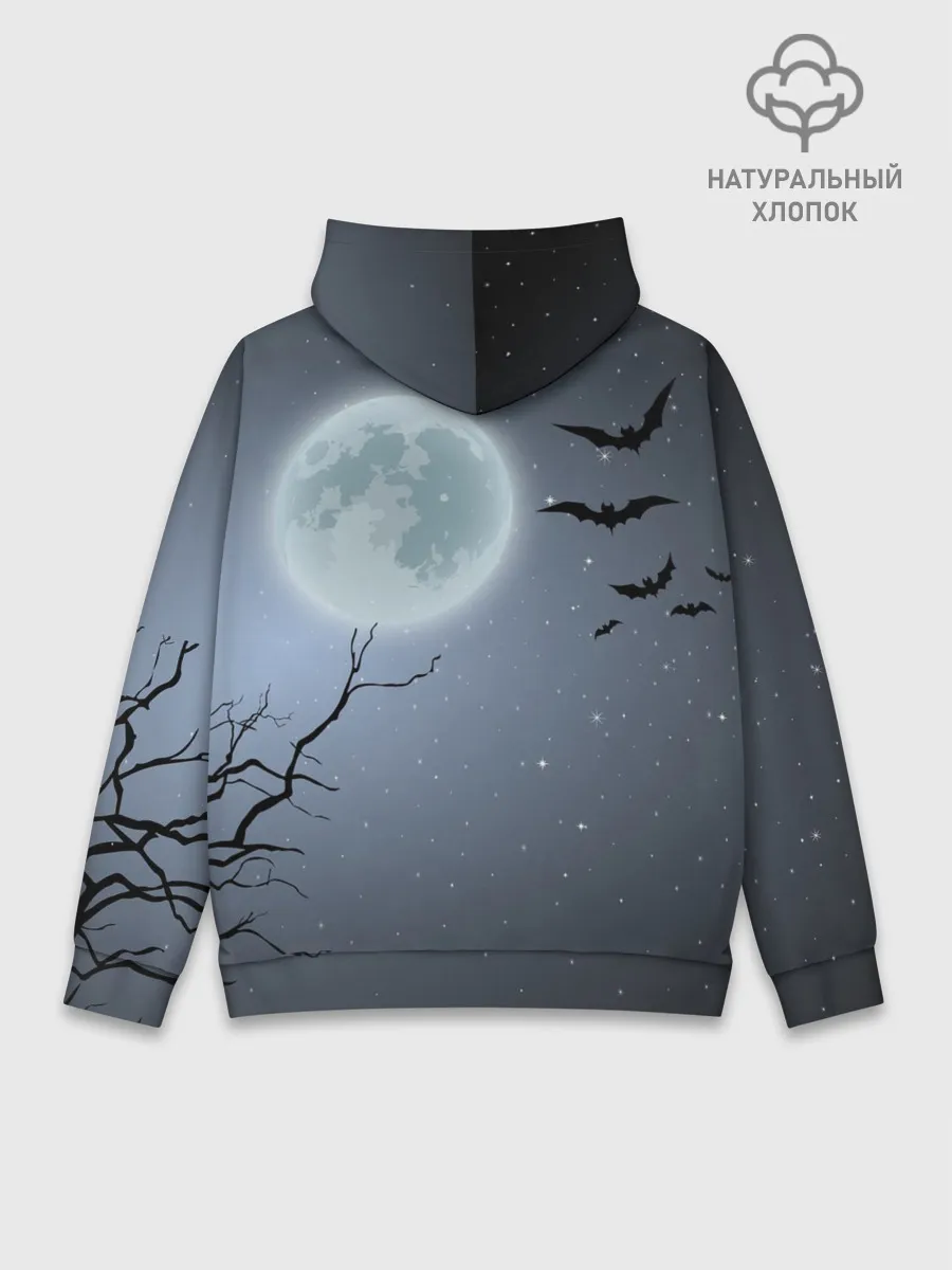 Худи мужской база хлопок / Котик-готик