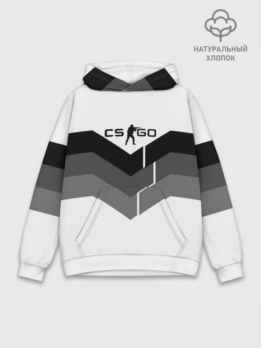 Худи мужской база хлопок / CS:GO