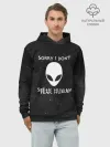 Худи мужской база хлопок / Sorry, I Dont Speak Human