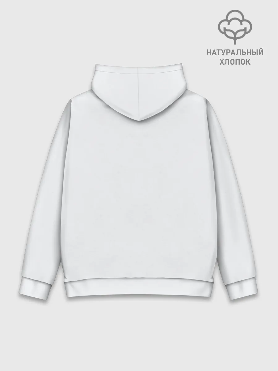 Худи мужской база хлопок / 100 лет пограничным войскам