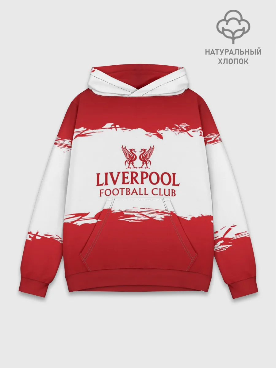 Худи мужской база хлопок / Liverpool FC