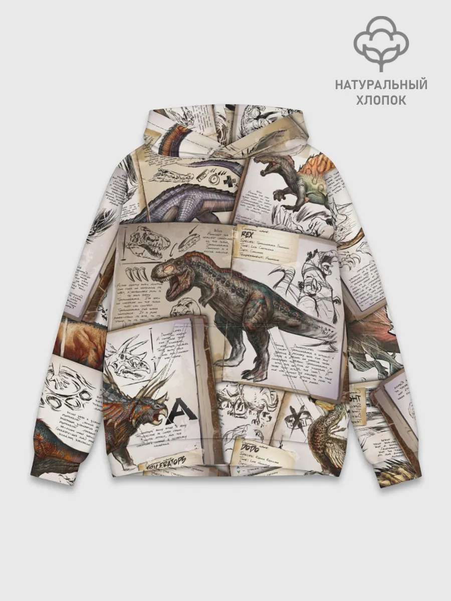Худи мужской база хлопок / Ark Survival Evolved