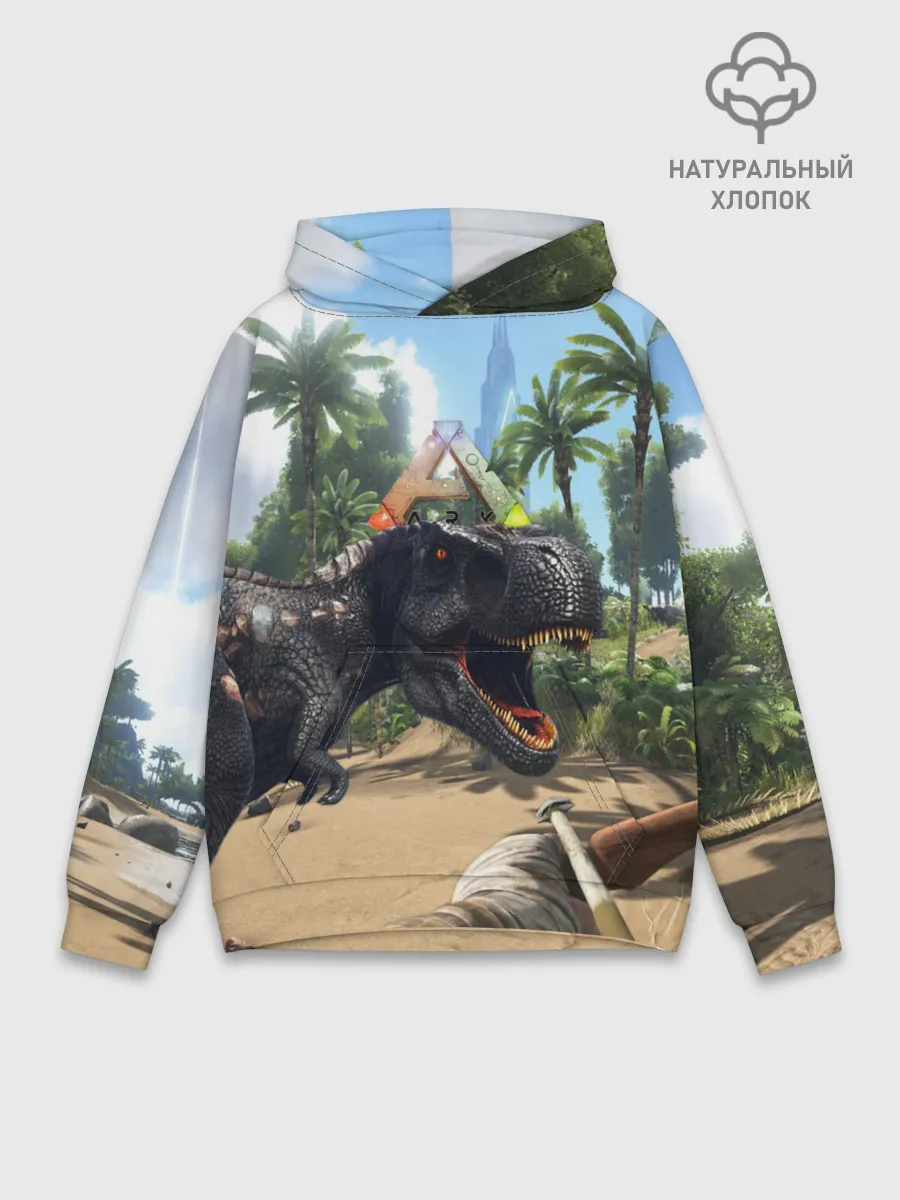 Худи мужской база хлопок / Ark Survival Evolved