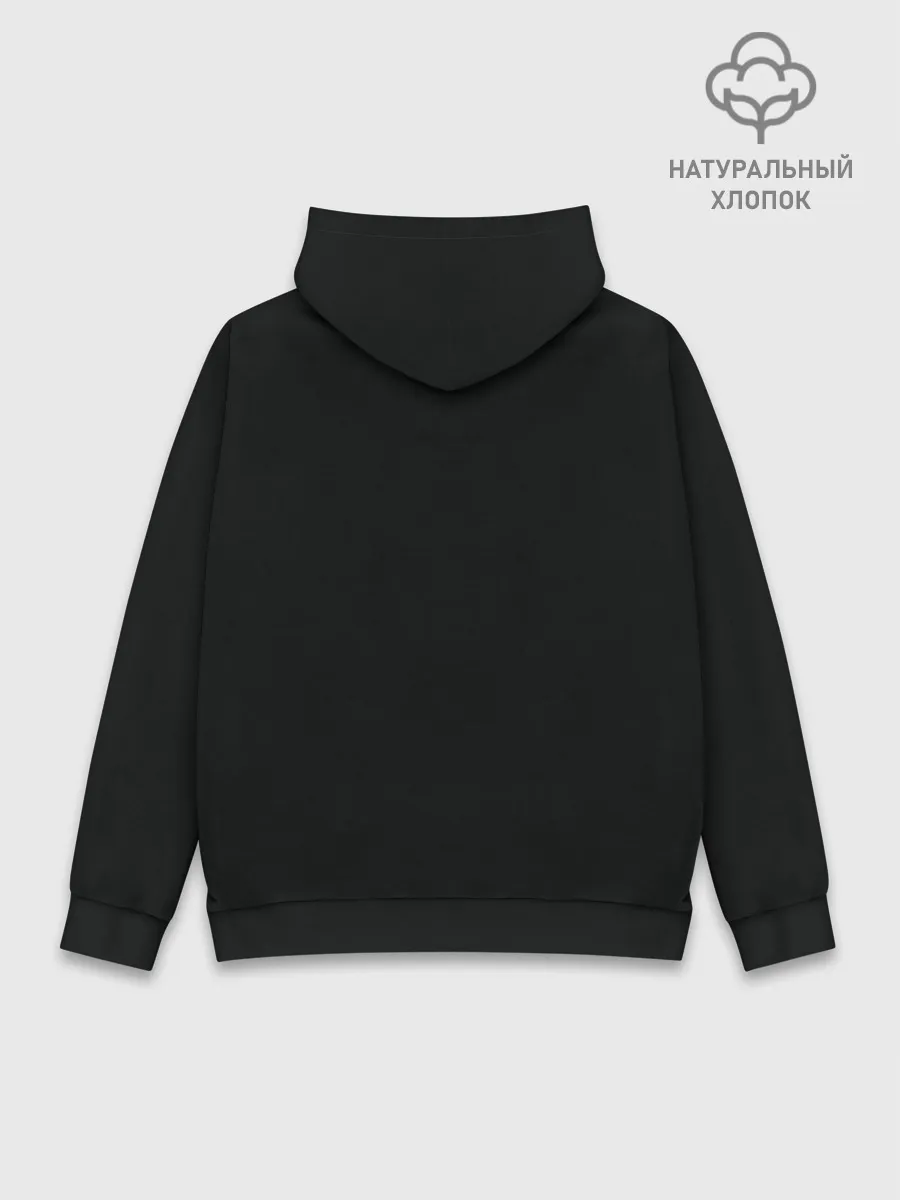 Худи мужской база хлопок / Louna Проснись и пой