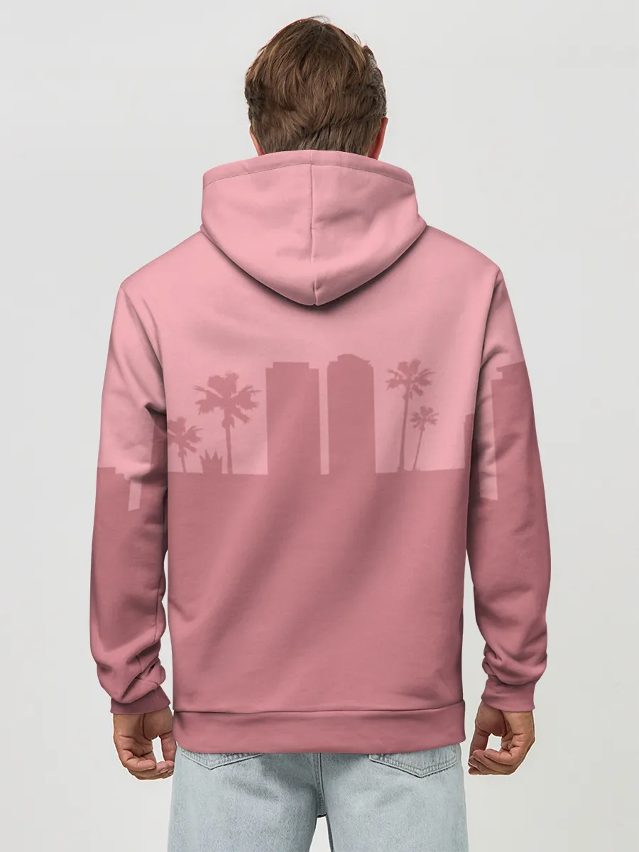 Худи мужской база хлопок / GTA VC - Девушка с мартини