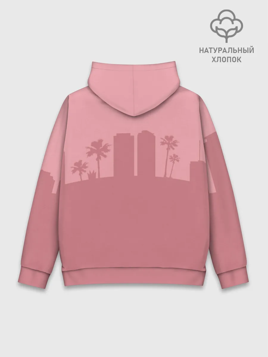 Худи мужской база хлопок / GTA VC - Девушка с мартини