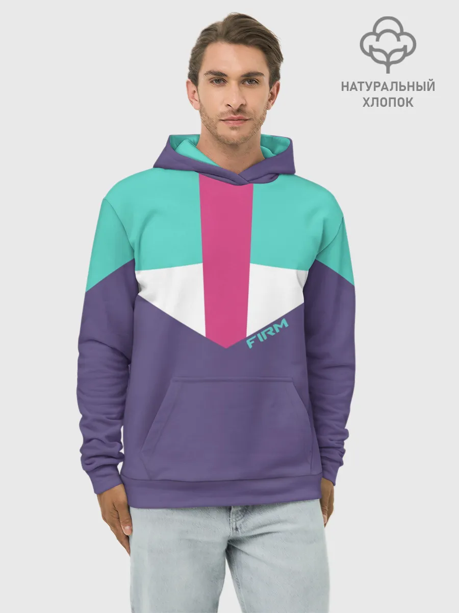 Худи мужской база хлопок / Стиль 90 х