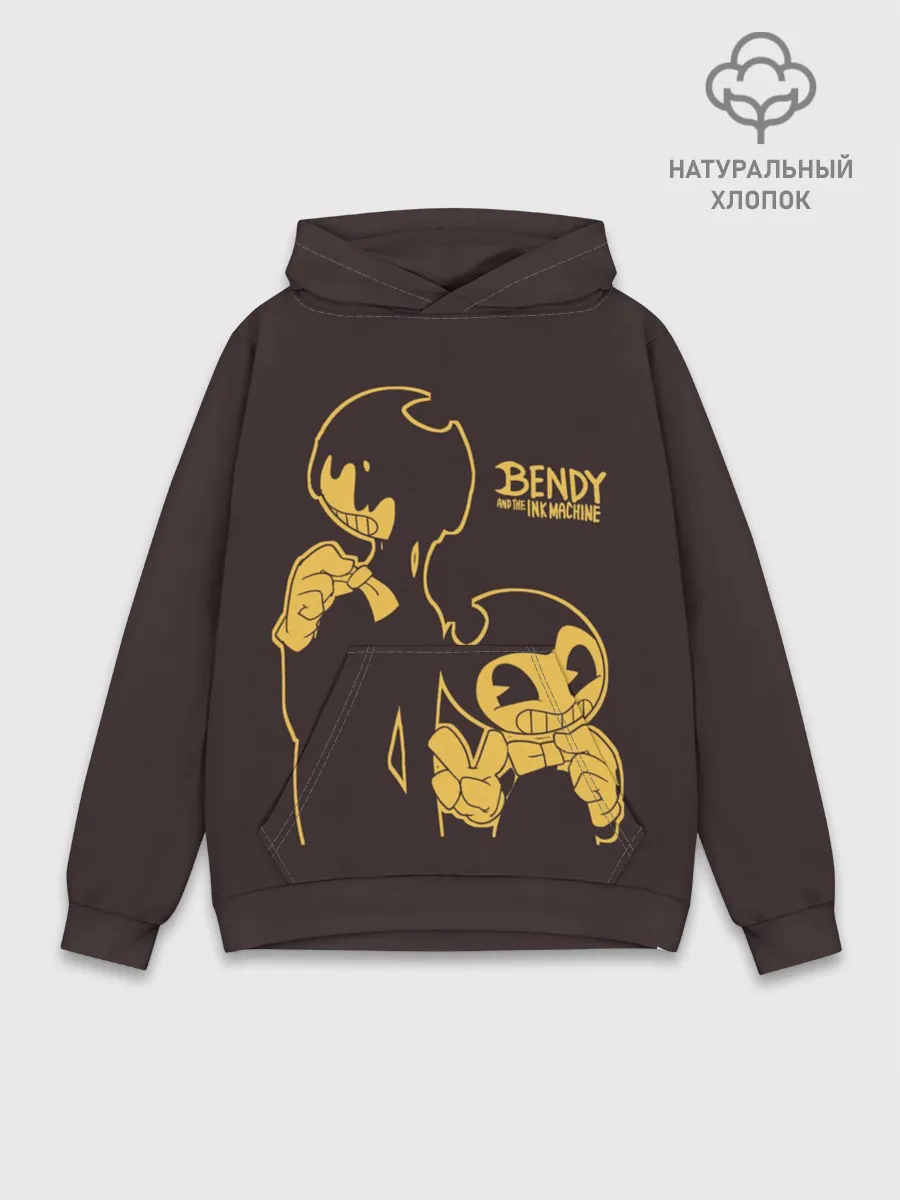Худи мужской база хлопок / Bendy and the ink machine